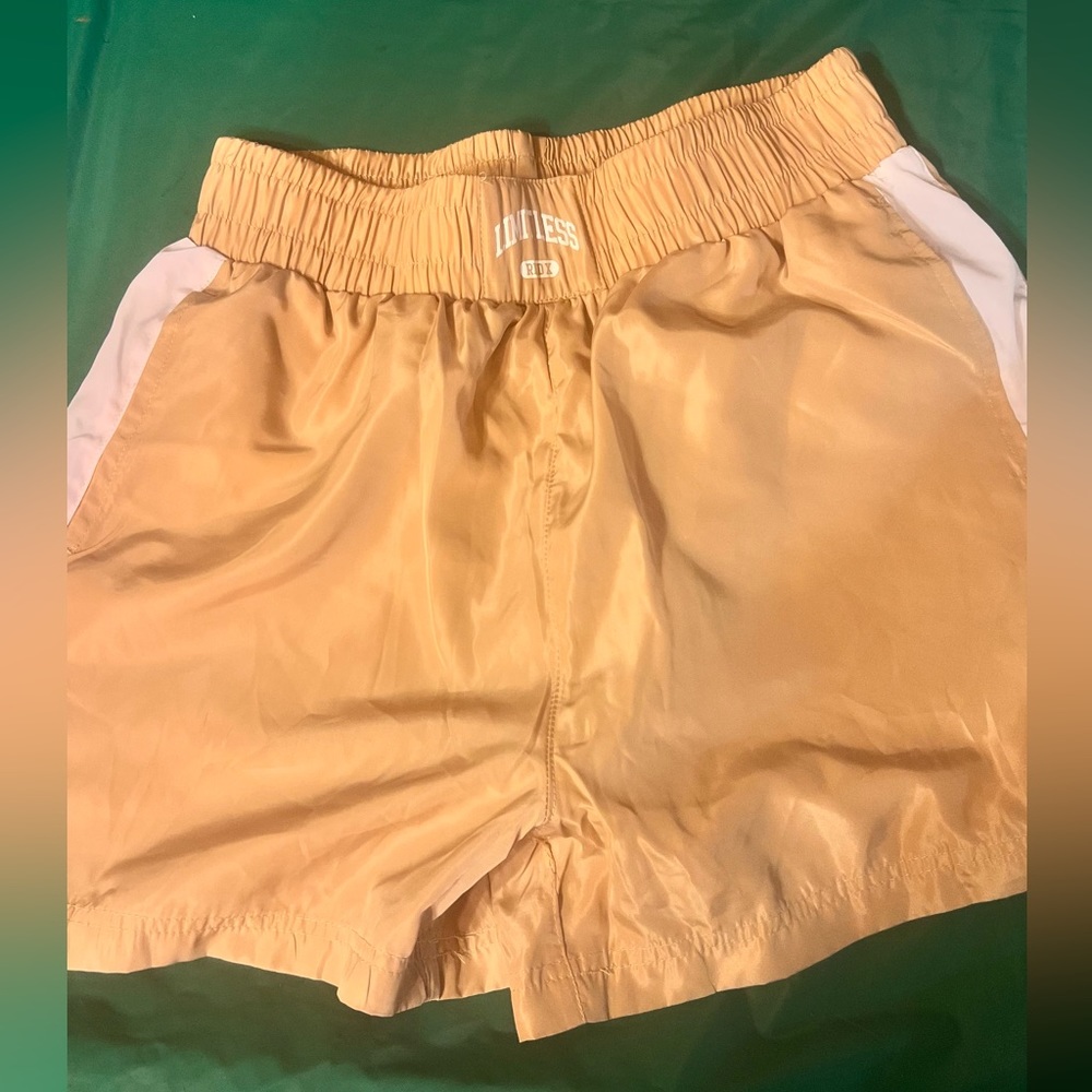 Limitless Red X Tan Shorts